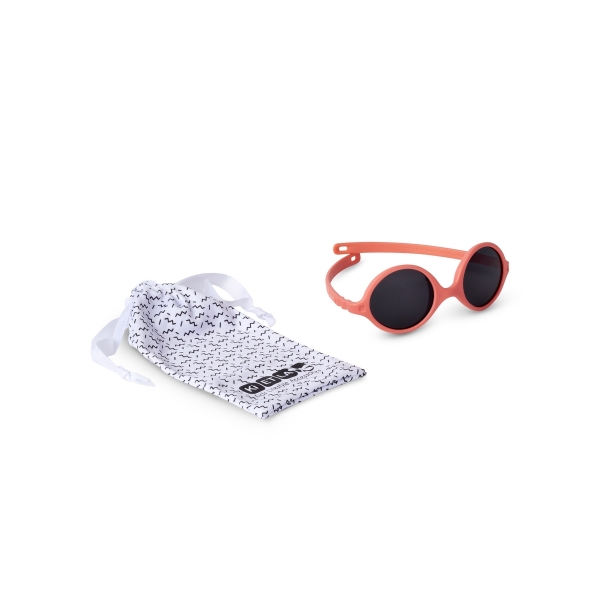 Lunettes de soleil bébé 0-1 an Diabola Pamplemousse