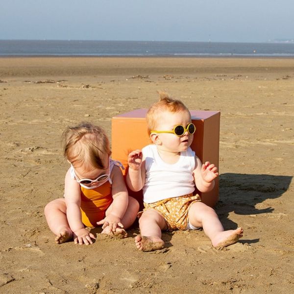 Lunettes de soleil bébé 0-1 an Diabola Rose pâle