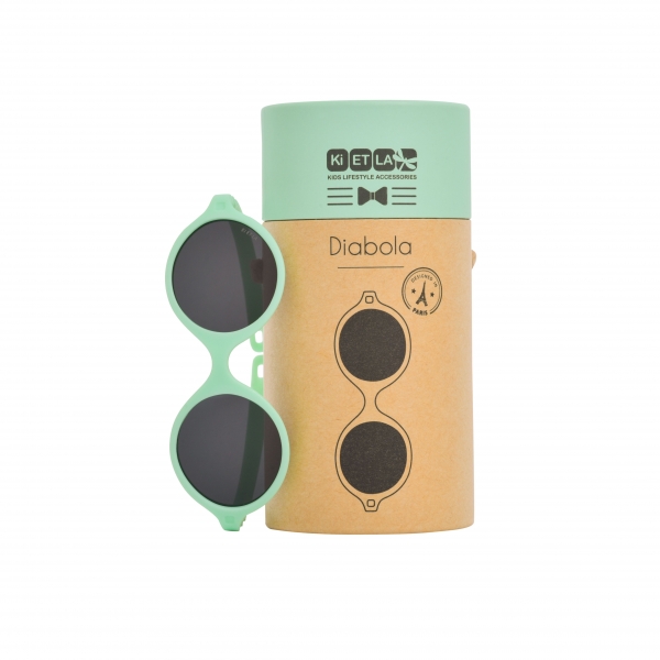 Lunettes de soleil bébé 0-1 an Diabola Vert d'eau
