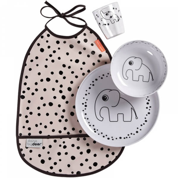 Coffret repas Happy dots rose