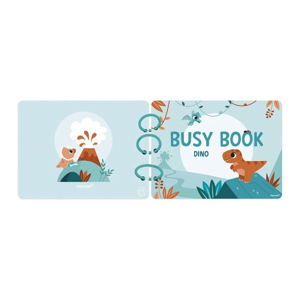 Livre d'activités pour enfant Busy book Dinosaures