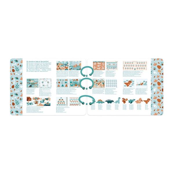 Livre d'activités pour enfant Busy book Dinosaures