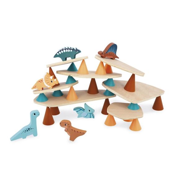 Jeu d'équilibre en bois pour enfant Piks Dino