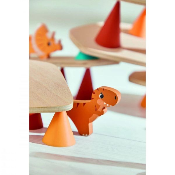 Jeu d'équilibre en bois pour enfant Piks Dino