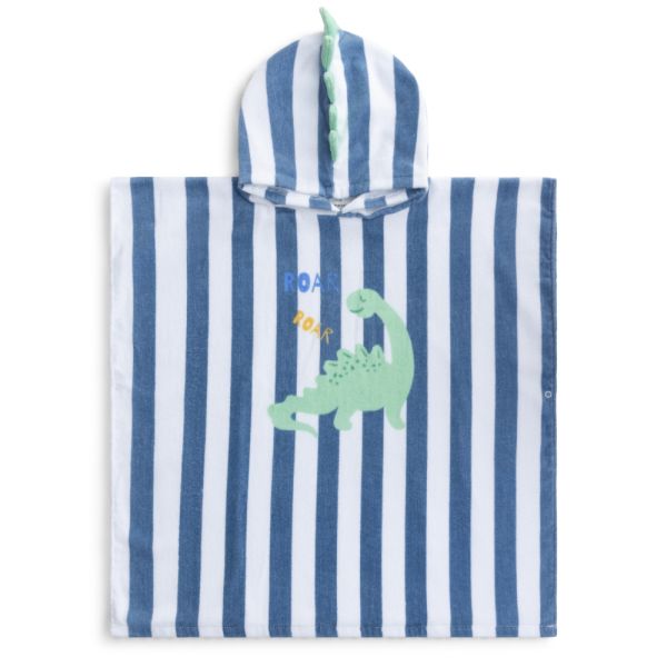 Poncho de plage dino 65x65 cm