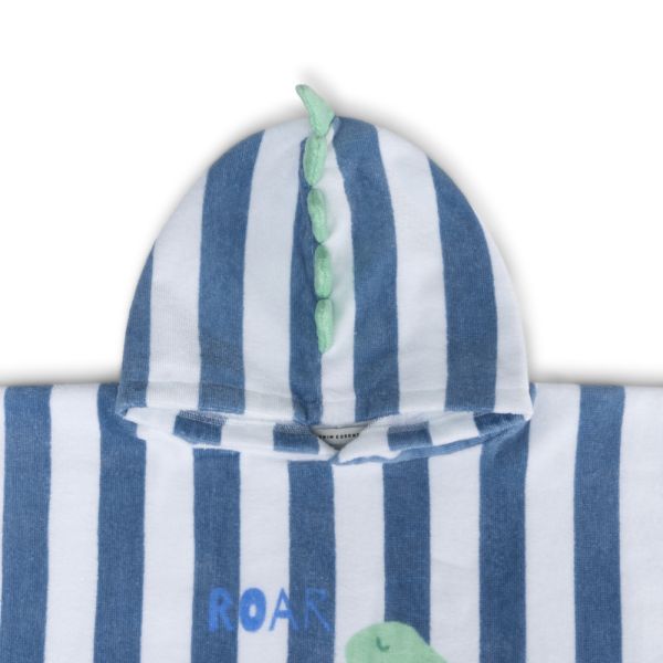 Poncho de plage dino 65x65 cm