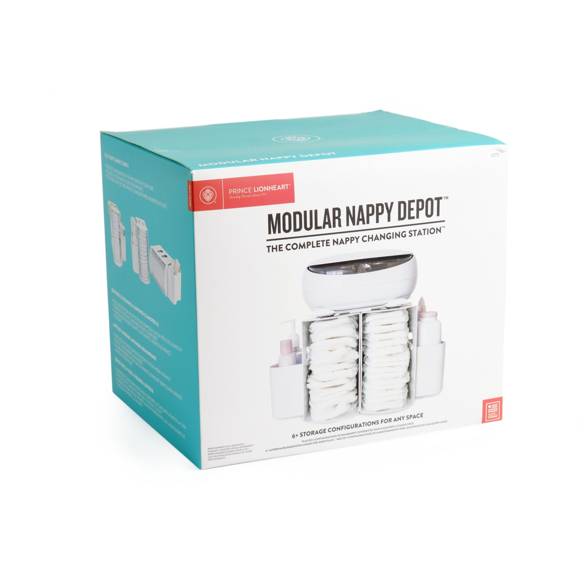 Prince Lionheart Distributeur De Couches Modulable Blanc Made In Bebe