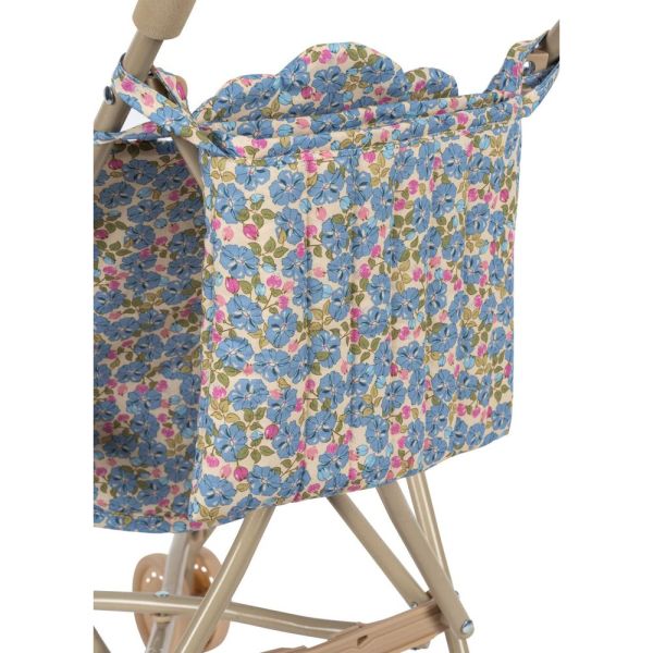 Poussette pour poupée - Fleur rosier
