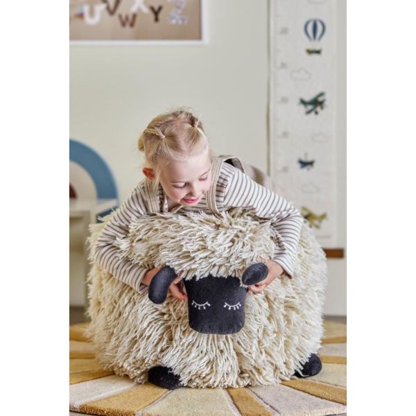 Pouf enfant Dolly blanc