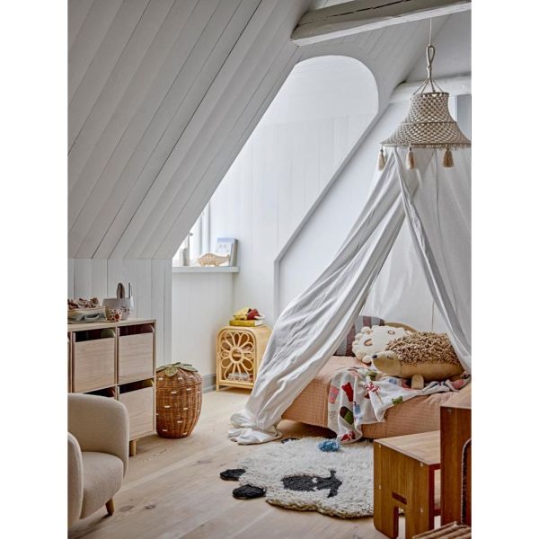 Tapis Dolly Blanc - Laine