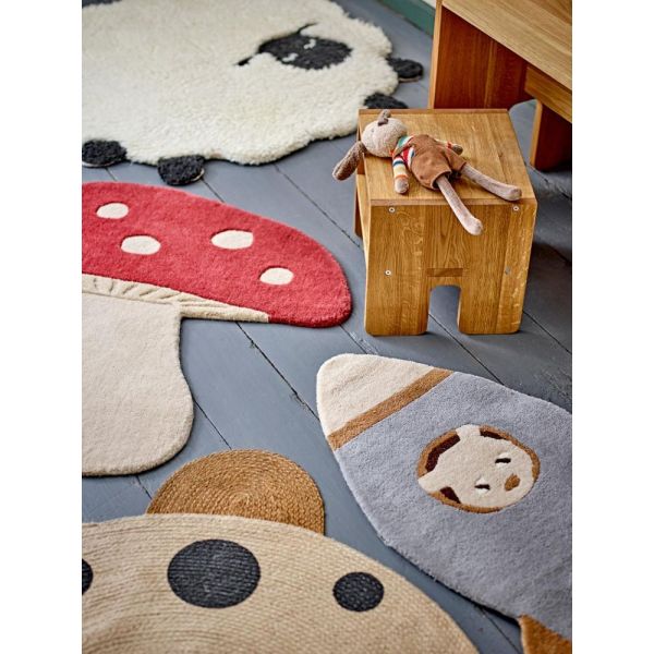 Tapis Dolly Blanc - Laine