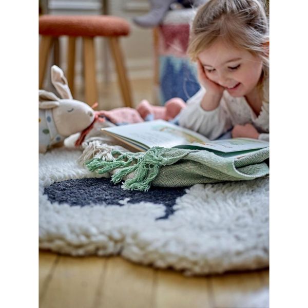 Tapis Dolly Blanc - Laine