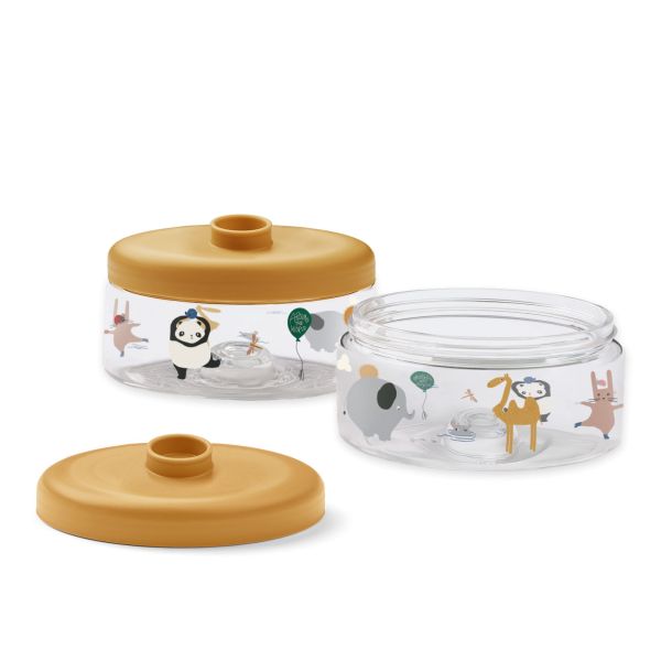 Lot de 2 pots de conservation Dominique Around the world Sandy