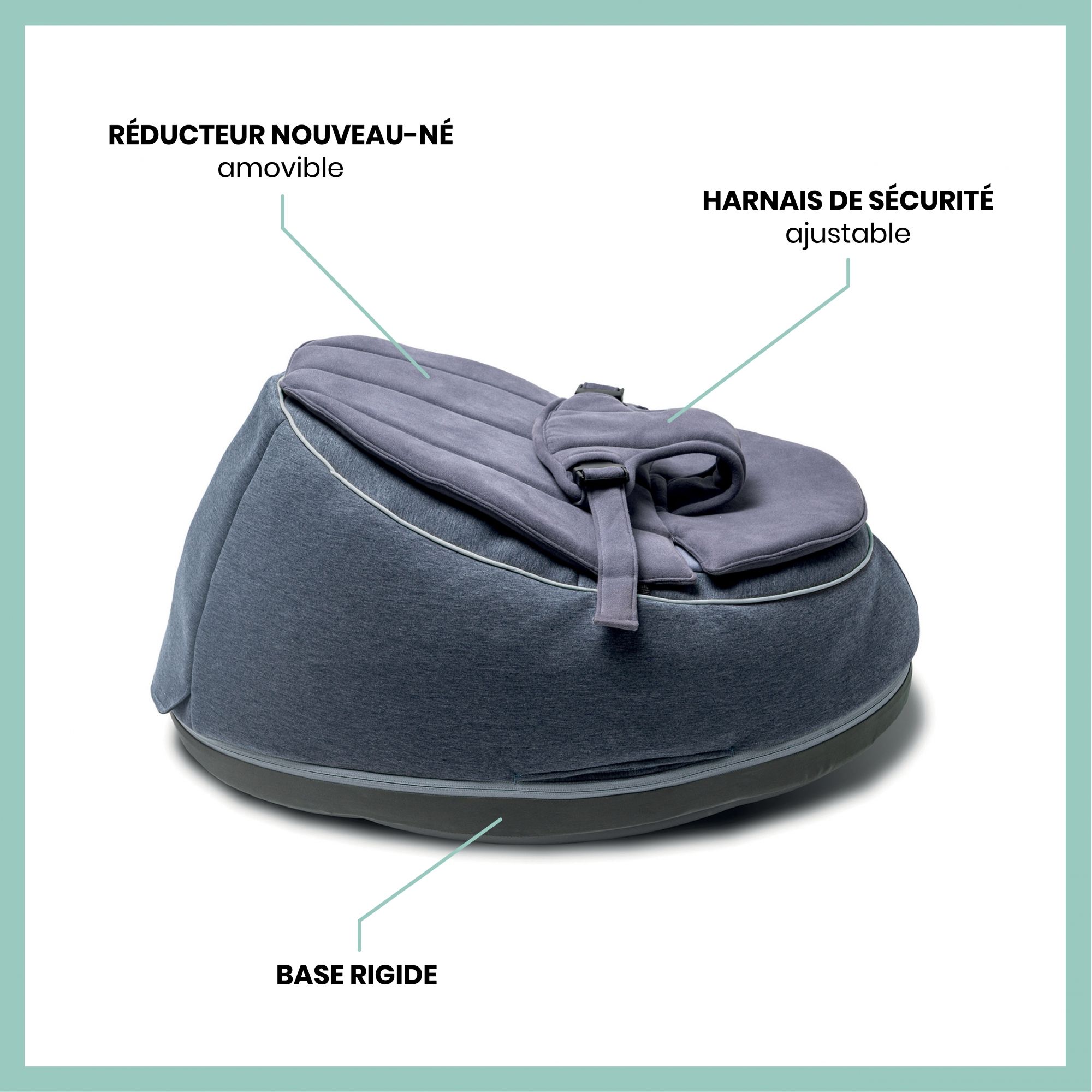 Transat Doomoo Seat'n Swing Blue - Made in Bébé