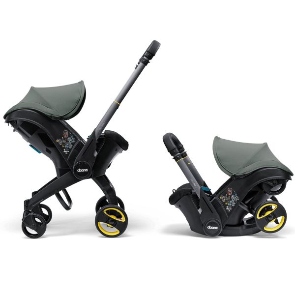 Siège auto poussette Doona i Slate Green