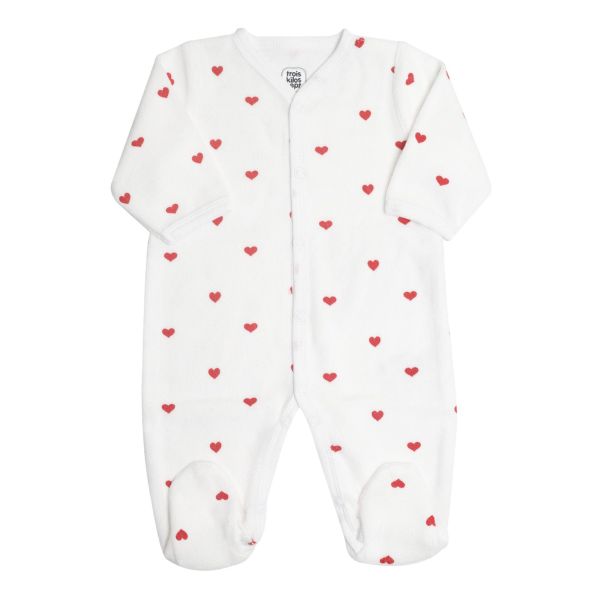 Pyjama 6 mois Coeur Rouge
