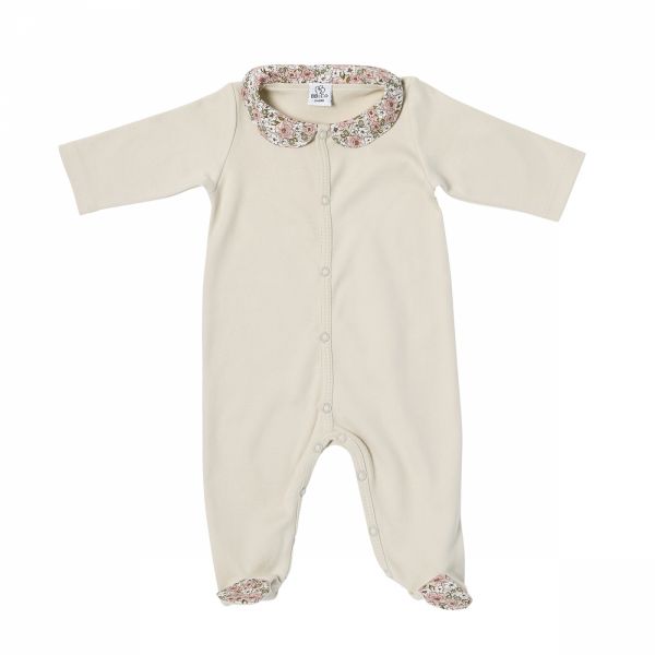 Pyjama hiver en maille bouclette liberty - Afternoon Tea- 12 mois