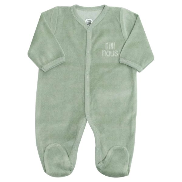 Pyjama 3 mois Mini Nous Olive