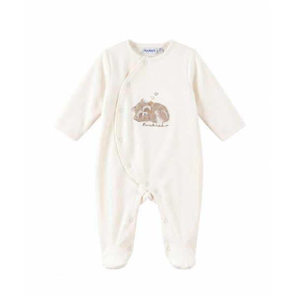Pyjama bébé de naissance en velours Raku