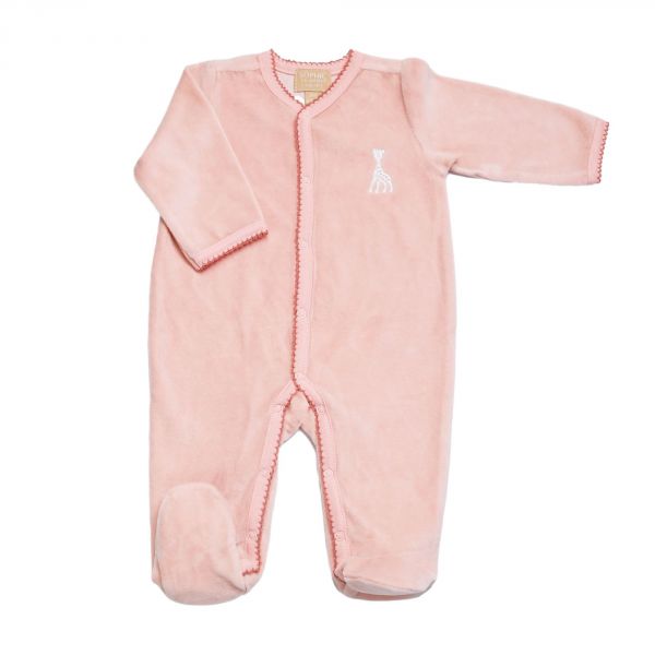 Pyjama Sophie la girafe 3 mois - Rose