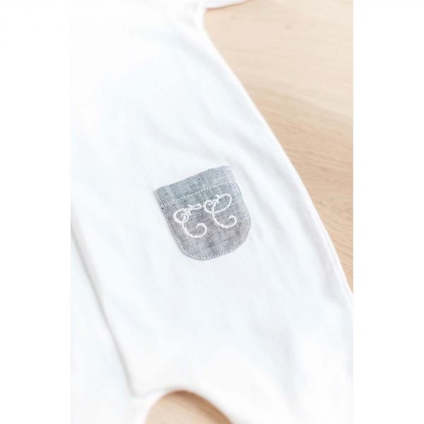Pyjama Blanc Feuillage Naissance