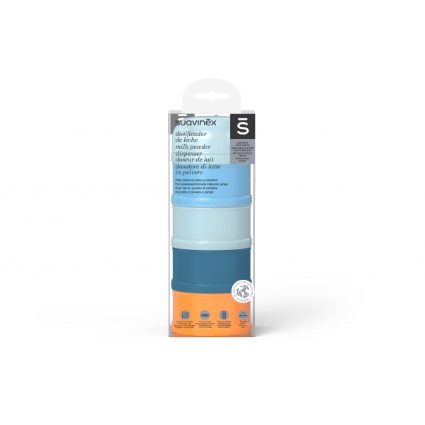 Boite doseur de lait Into the Forest bleu