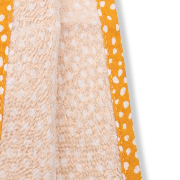 Poncho de plage Pois orange 55 x 50 cm