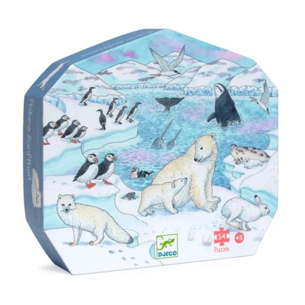 Puzzle silhouette Douceur polaire  54 pièces