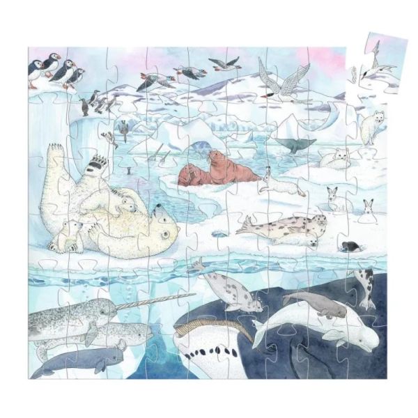 Puzzle silhouette Douceur polaire  54 pièces