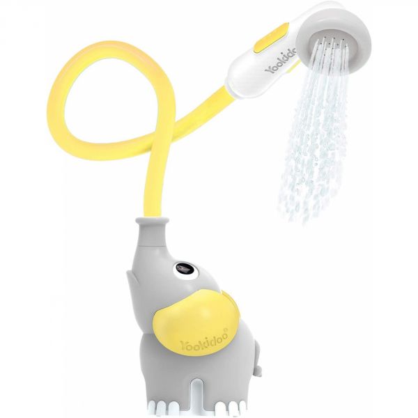 Douchette de bain éléphant jaune