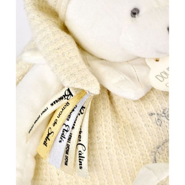 Peluche d'éveil Ours 30 cm Blanc