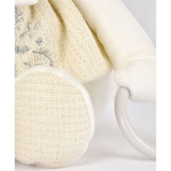 Peluche d'éveil Ours 30 cm Blanc