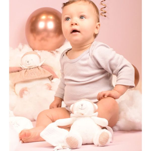 Peluche d'éveil Ours 30 cm Rose