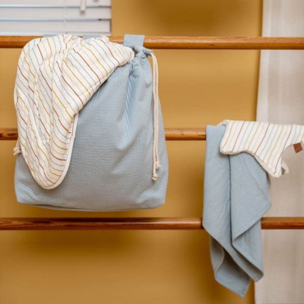 Doudou attache sucette étoile Vintage Sunny Stripes