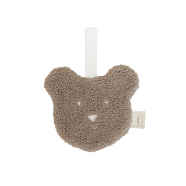 Doudou attache sucette Bear Chocolate