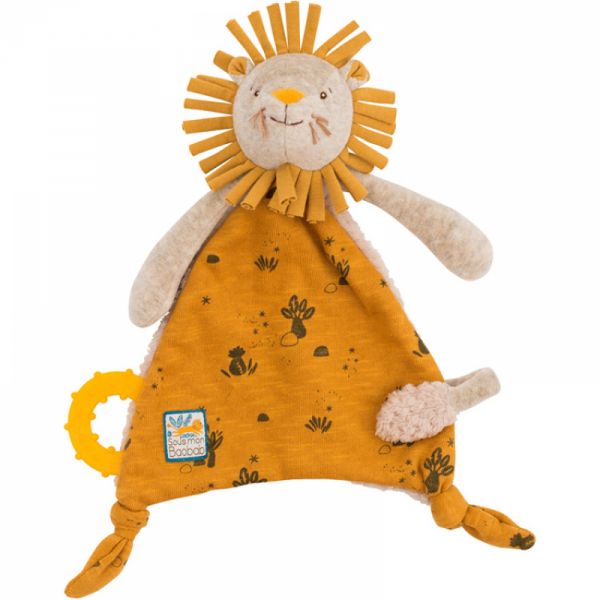 Doudou attache tétine Sous mon baobab - Lion