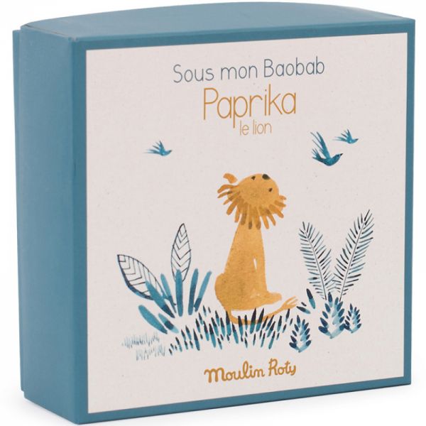 Doudou attache tétine Sous mon baobab - Lion