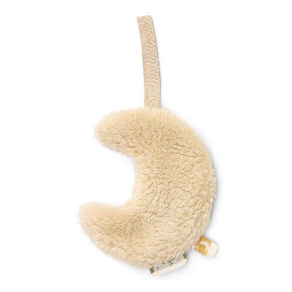 Doudou attache-tétine Lune - Pure Soft Beige