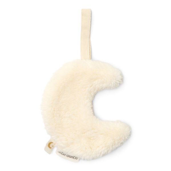 Doudou attache-tétine Lune - Pure Soft White