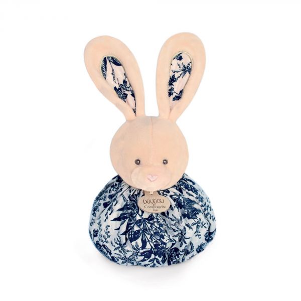 Doudou Boule Lapin blanc 3 en 1