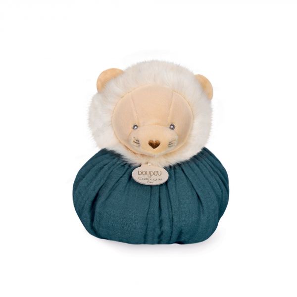 Doudou Boule Lion 3 en 1