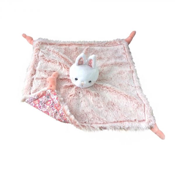 Doudou carré 28 cm Lapinou