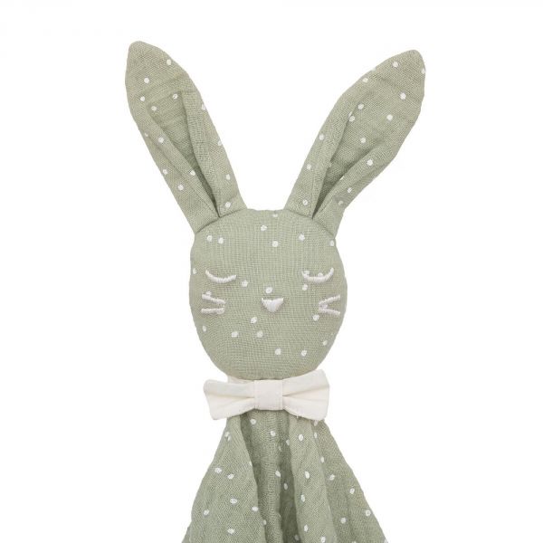 Doudou lapin Vert