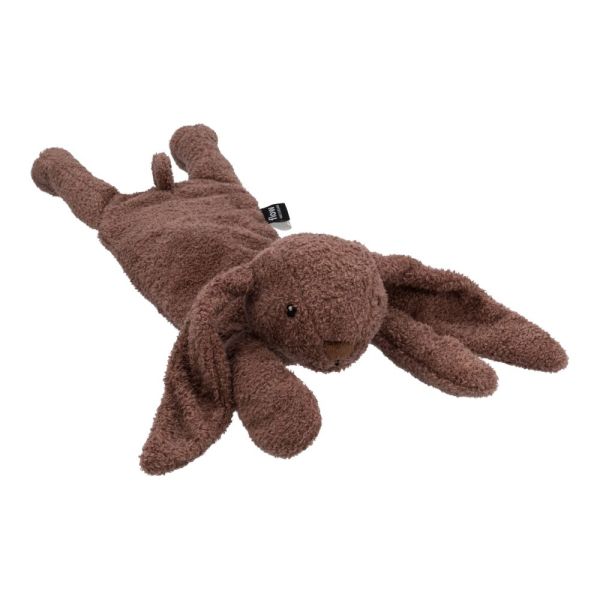 Peluche chauffante bouillotte Milo le lapin Choco