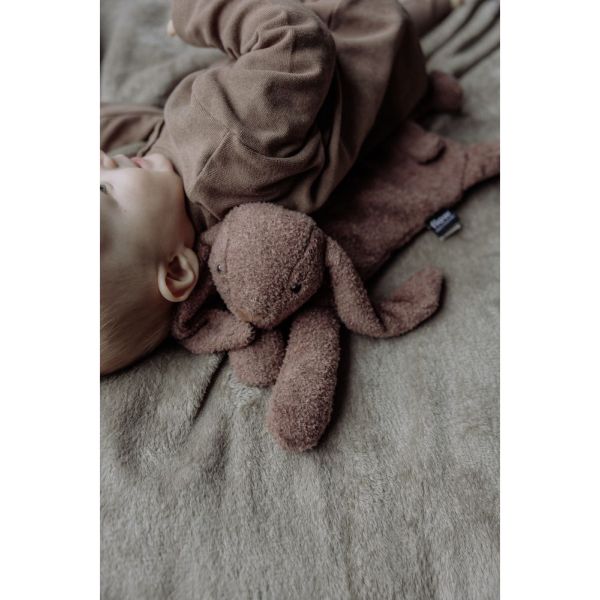 Peluche chauffante bouillotte Milo le lapin Choco
