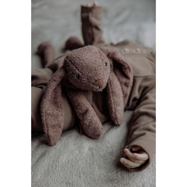 Peluche chauffante bouillotte Milo le lapin Choco