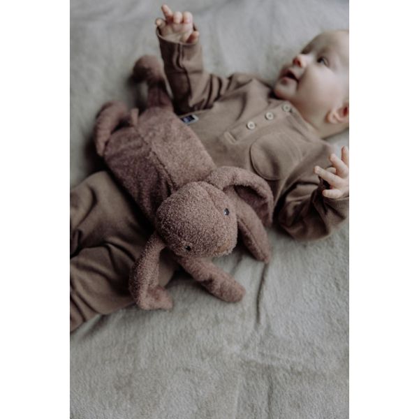 Peluche chauffante bouillotte Milo le lapin Choco