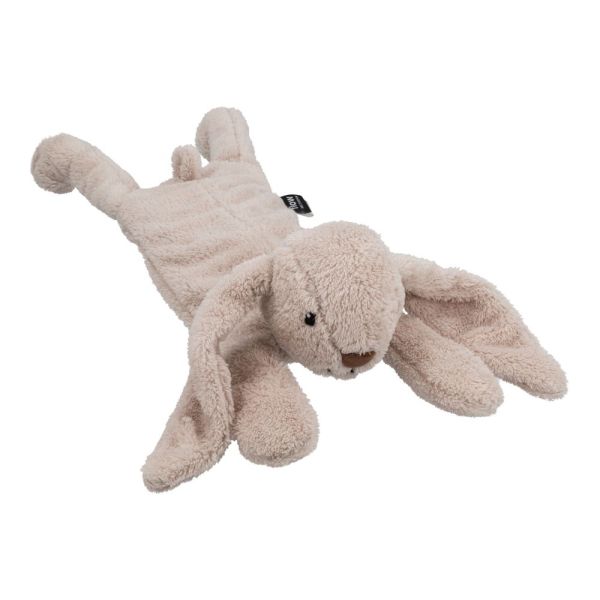 Peluche chauffante bouillotte Milo le lapin Gris clair