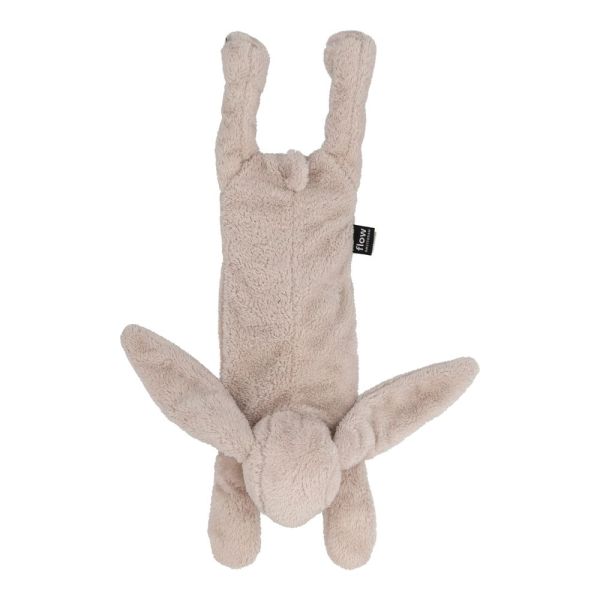 Peluche chauffante bouillotte Milo le lapin Gris clair