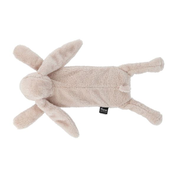 Peluche chauffante bouillotte Milo le lapin Gris clair